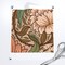 Arts And Crafts Pink Green Hand Drawn Floral Scroll Traditional Heritage Revival Custom Printed Fabric by Spoonflower Various Fabrics by the Yard or Fat Quarter